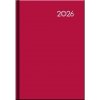 Diár FALCON denný A5 14,2 x 20,4 cm červený 2026