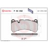 BREMBO Sada brzdových platničiek kotúčovej brzdy P50092