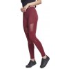 Urban Classics dámske Tech Mesh legíny, port - L