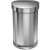 Simplehuman Koše - Odpadkový kôš 45 l, kefovaná nerezová CW2030