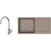K-StrongSinks S3 Set drez Zala 1000x500mm granit béžová + Batéria Rhona chrom