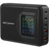 AlzaPower M500 Digital Display Multi Ultra Charger 200W čierna APW-MP2A3CGD1