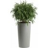 HowHomely PLASTOVÝ KVETINÁČ URBANIKA ECO 57X29,5 CM SIVÁ