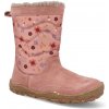 Barefoot detské zimné topánky bLIFESTYLE - alpacaStyle Tex winteraltrosa ružové