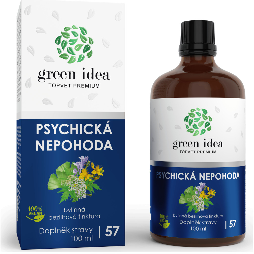 GREEN IDEA, Tinktura bezlihová Psychická nepohoda 100 ml