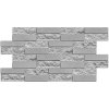 PVC 3D obkladový panel 98 x 49 cm - Facing Brick Gray lícová tehla šedá 1 ks