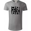 Tachometer 60 - Tričko z organickej bavlny - 2XL ( Starostrieborná )