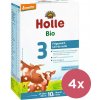 4x HOLLE Mlieko bio pokračovacie 3, 10m+ 600 g VP-F171732