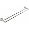 AQUALINE SB111 Samba dvojitý držiak uterákov, 60 cm, strieborná