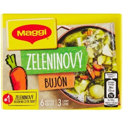 Maggi Zeleninový bujón v kocke 3 l 6 x 10 g