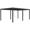 Outdoor Creations Hliníková pergola s lamelami HORIZON PRIME 400x600cm 6 nôh Farba: Antracit RAL 7015