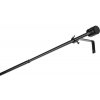 Teleskopická garniža sada valec kovová Ø 13/16 mm 200-300 cm čierna