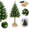 NABBI Christee 7 vianočný stromček na pni 180 cm zelená biela
