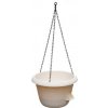 Žardiniera SIESTA slon.kosť pr. 25cm samozavlažovacia záves.