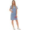 Perlička® Zdravotnícke šaty Mia SATTÉ® Bledomodrá Veľkosť: L, Farba: Bledomodrá