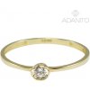 Adanito BRR1282G Zlatý prsteň so zirkónom