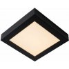 LUCIDE 28117/22/30 BRICE štvorcové stropné stmievateľné kúpeľňové LED svietidlo 22W IP44 čierna