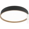 LED stropné svietidlo Top Light Dekor 50C RC 60 W 6000 lm 3000-6500 K čierne/svetlé drevo s diaľkovým ovládaním