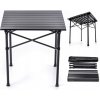 Turistický stôl Meteor 51 x 53 x 50 cm, čierny