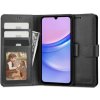 Tech-Protect Wallet knižkové puzdro na Samsung Galaxy A15 4G / 5G, čierne