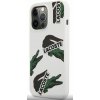 Lacoste Liquid Silicone Allover Pattern Kryt pre iPhone 13 Pro White