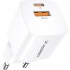 Wozinsky CMWCW 20W USB-C / USB-A nabíjačka do siete - biela