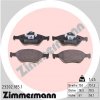 ZIMMERMANN Sada brzdových platničiek kotúčovej brzdy 23202.185.1