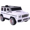 LEAN CARS Elektrické autíčko - Mercedes G63 S306-1 - biele - motor 2x45W - batéria 12V/4,5Ah -2026