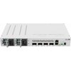 MIKROTIK RouterBOARD Cloud Router Switch CRS504-4XQ-IN + L5 (650MHz; 64MB RAM; 1x LAN; 4x QSFP28, Dual PSU) desktop MikroTik