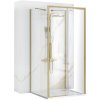 REA/S - Sprchový Rapid Slide Brush Gold Dvere: 120 x Sprchová zástena: 90 KPL-04714