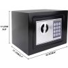 Elektronický domáci a kancelársky trezor s kódovým zámkom a núdzovým kľúčom