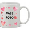 Hrnček s fotkou rámik SRDCE 3 350 ml FOTOpošta