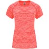 Roly Austin Dámske funkčné tričko CA6649 Heather Fluor Coral 244 L