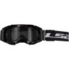 LS2 AURA ENDURO SÉRIES GOGGLE BLACK WITH CLEAR VISOR