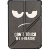 Origami Durable Lock ODL-105 púzdro pre Pocketbook 616 / 617 / 618 / 627 / 628 / 632 / 633 - motív Dont Touch, stojan, magnet (Obal so stojanom pre čítačku Pocketbook 616 / 617 / 618 / 627 / 628 / 632