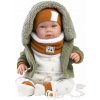 Llorens 84465 NEW BORN - realistická bábika bábätko so zvukmi a mäkkým látkovým telom - 44 cm