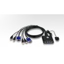 Aten CS-22U-A7 KVM prepínač pre 2xPC s VGA a USB portami