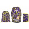Ergobag Prime set batoh + sáček + pouzdro - Fluo fialový
