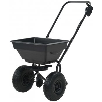 vidaXL Posypový vozík na soľ PVC a oceľ 92x46x70 cm 15 l