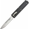 Golgoth G12 couteau automatique lame drop point acier D2 manche aluminium