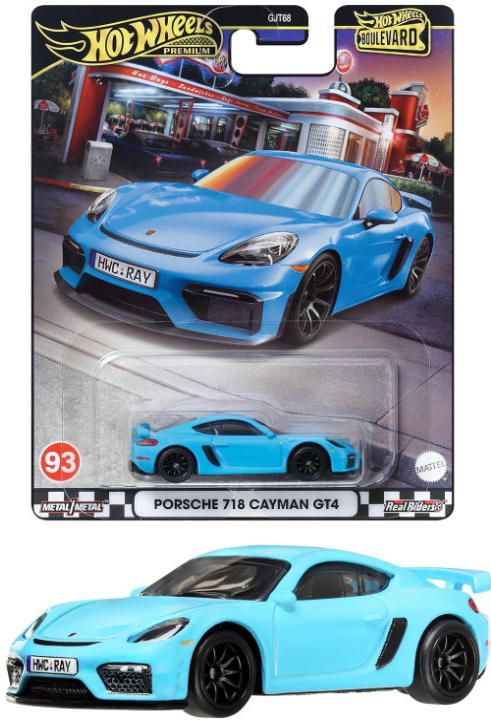 Hot Wheels Premium Boulevard Porsche 718 Cayman GT4