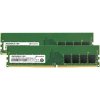 DDR4 32GB DIMM KIT (16GB*2) 3200Mhz TRANSCEND U-DIMM 1Rx8 2Gx8 CL22 1.2V JM3200HLE-32GK