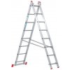 Hliníkový dvojdielny výsuvný rebrík VENBOS HOBBY, 2x8 priečok, 3,38 m