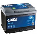 Exide Excell 12V 74Ah 680A EB741