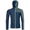Pánska mikina Ortovox Fleece Light Grid Hooded Jacket Deep Ocean XL