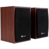 Repro C-TECH SPK-09, 2.0, drevenné, USB SPK-09WD