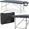 AVENO LIFE Hliníkový masážny stôl VERONA 71 cm - modrý
