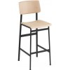 Muuto Barová stolička Loft 75 cm, black/oak