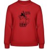 AWDis Sweat Mikina - Pivo pre vyvolených - Ohnivá červená - XXL - Dámske