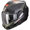 Prilba Scorpion EXO-TECH Evo Carbon Rover Black Green Veľkosť: XL (61-62 cm)